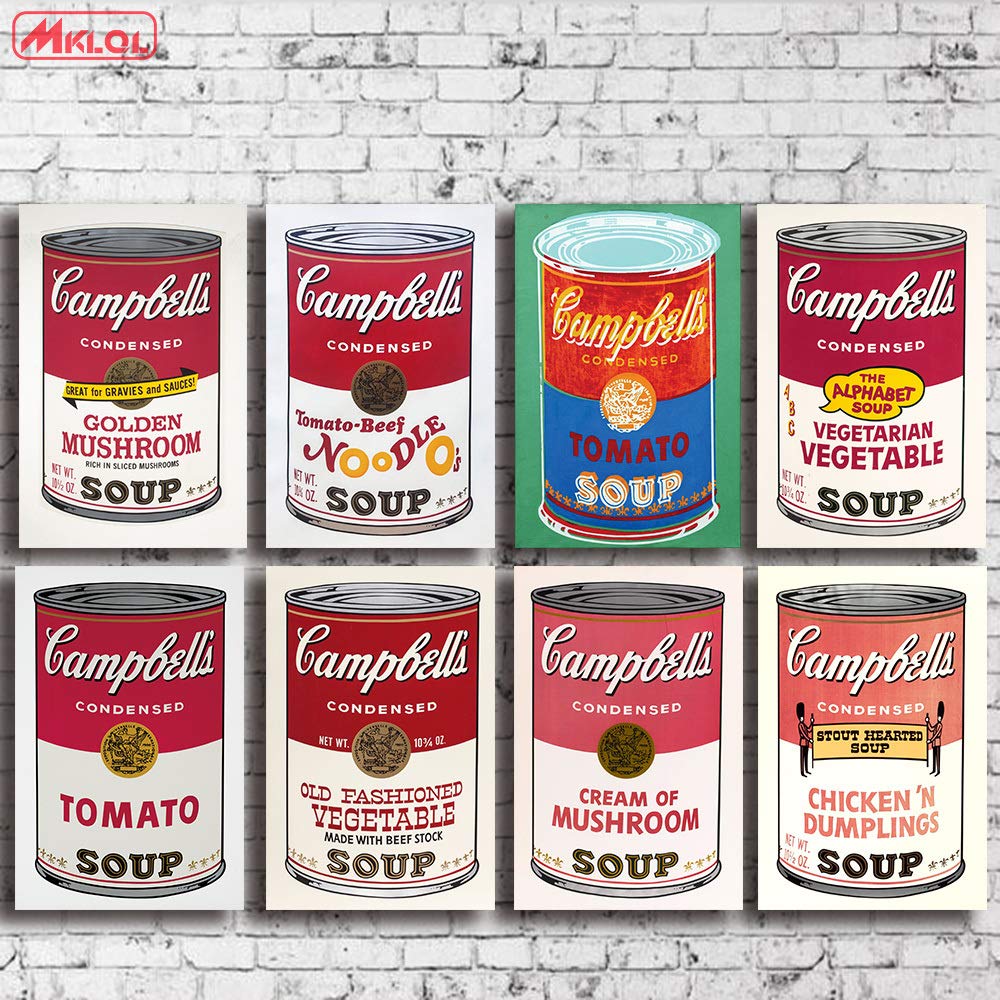 Campbell's 栽培キット 8個セット アンディー ウォーホル キャンベル Amazon.co.jp: 8枚セット 海外限定 アンディ ウォーホル ANDY WARHOL